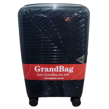 Mala GrandBag P polipropileno leve com cadeado TSA e rodinhas 360° – bagagem de mão padrão ANAC