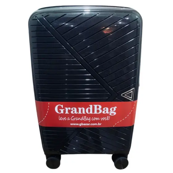Mala GrandBag P polipropileno leve com cadeado TSA e rodinhas 360° – bagagem de mão padrão ANAC
