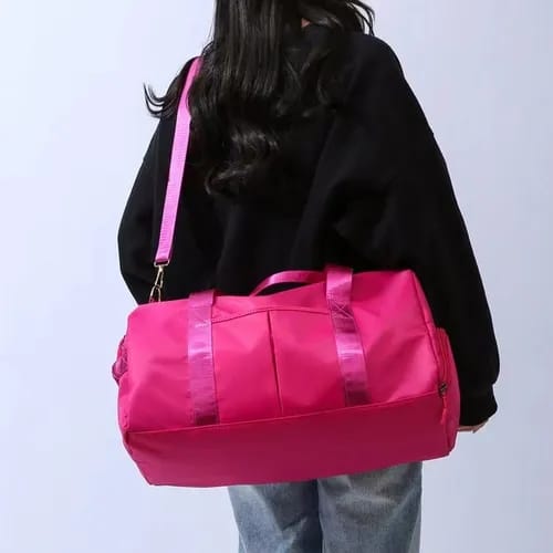 Bolsa de Viagem Blogueiro de Tendências – Mesmo Estilo Academia, Mala Impermeável Grande e Espaçosa - Imagem 10