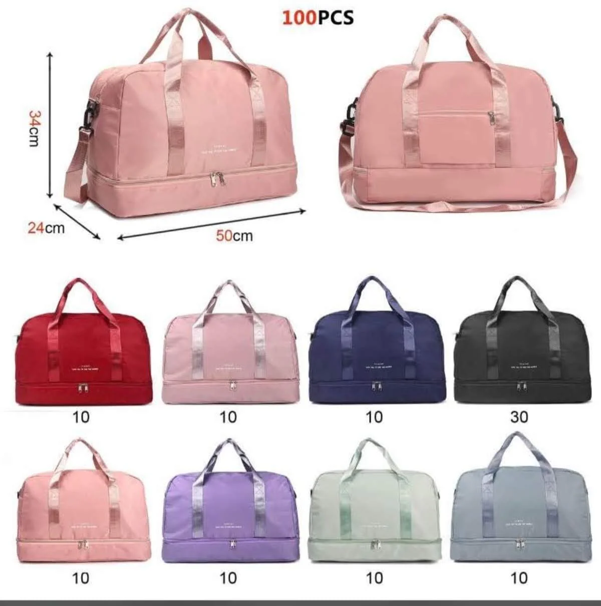 Bolsa Grande Unissex Impermeável em Oxford Premium - Imagem 2