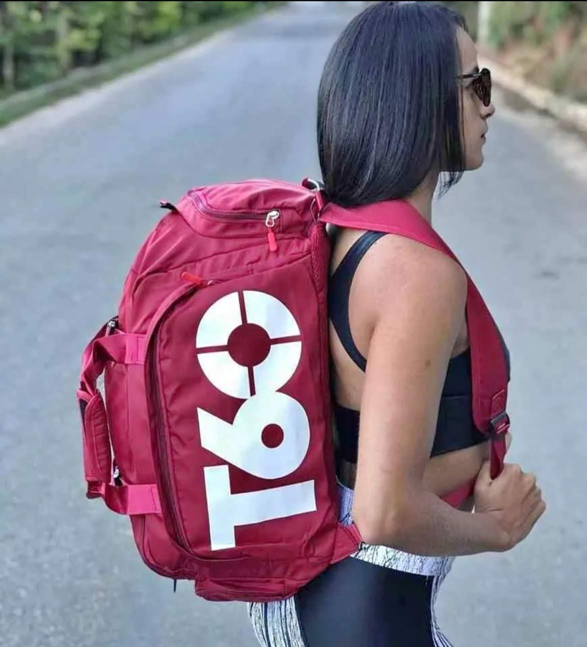 Bolsa 3 em 1 Feminina – Mala, Mochila e Transversal para Academia e Viagem - Imagem 10