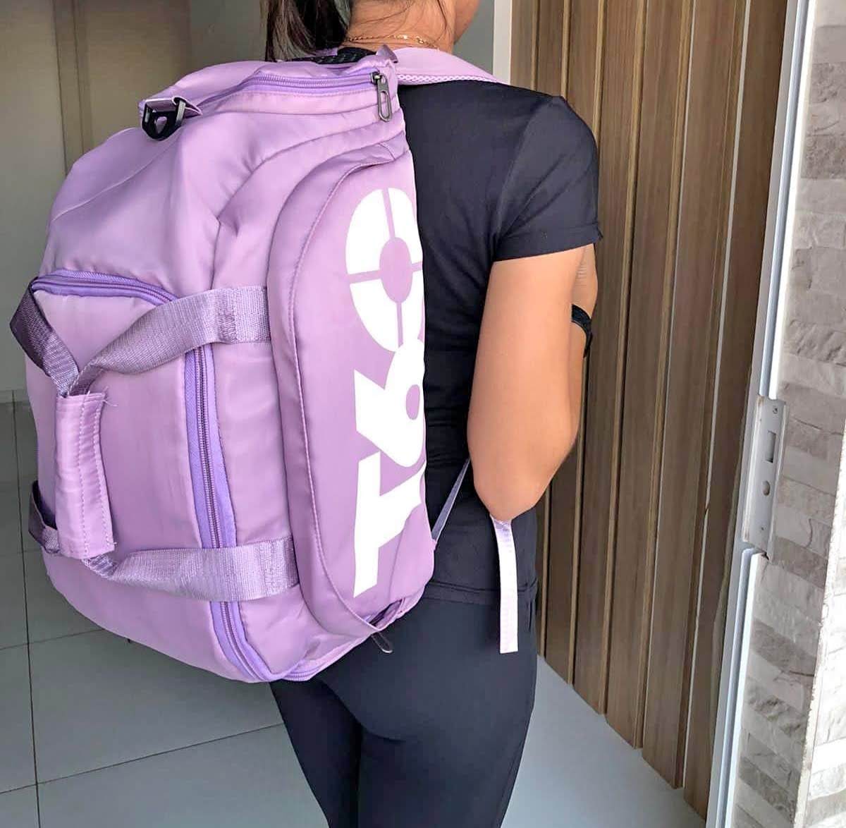 Bolsa 3 em 1 Feminina – Mala, Mochila e Transversal para Academia e Viagem - Imagem 7