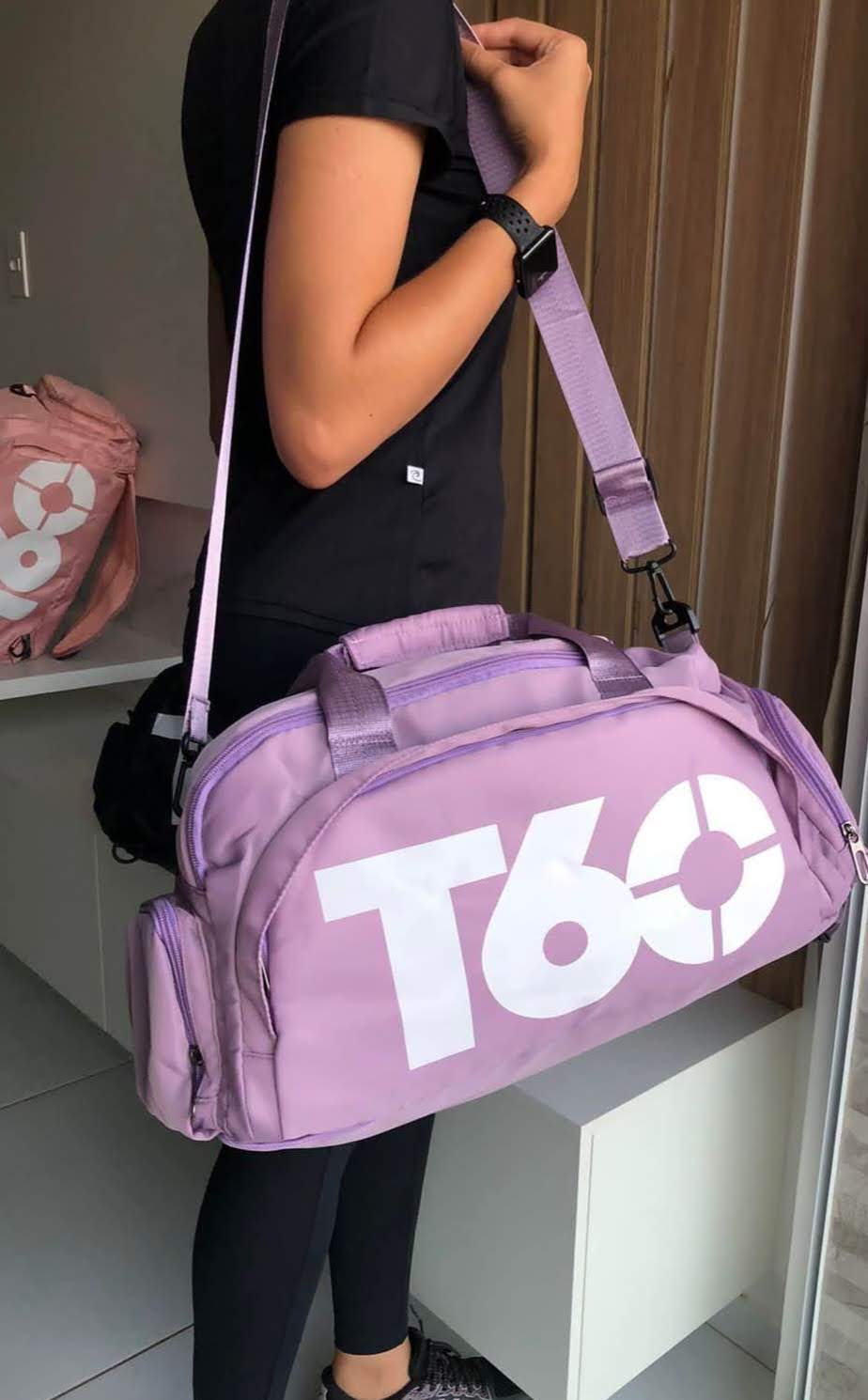 Bolsa 3 em 1 Feminina – Mala, Mochila e Transversal para Academia e Viagem - Imagem 6
