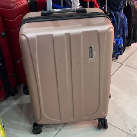 Mala média 18kg importada fibra ABS com rodinhas 360 graus Teresina PI