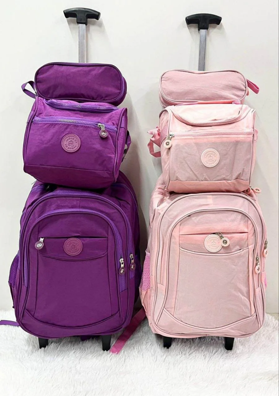 Kit mochila juvenil de rodinhas - Imagem 2