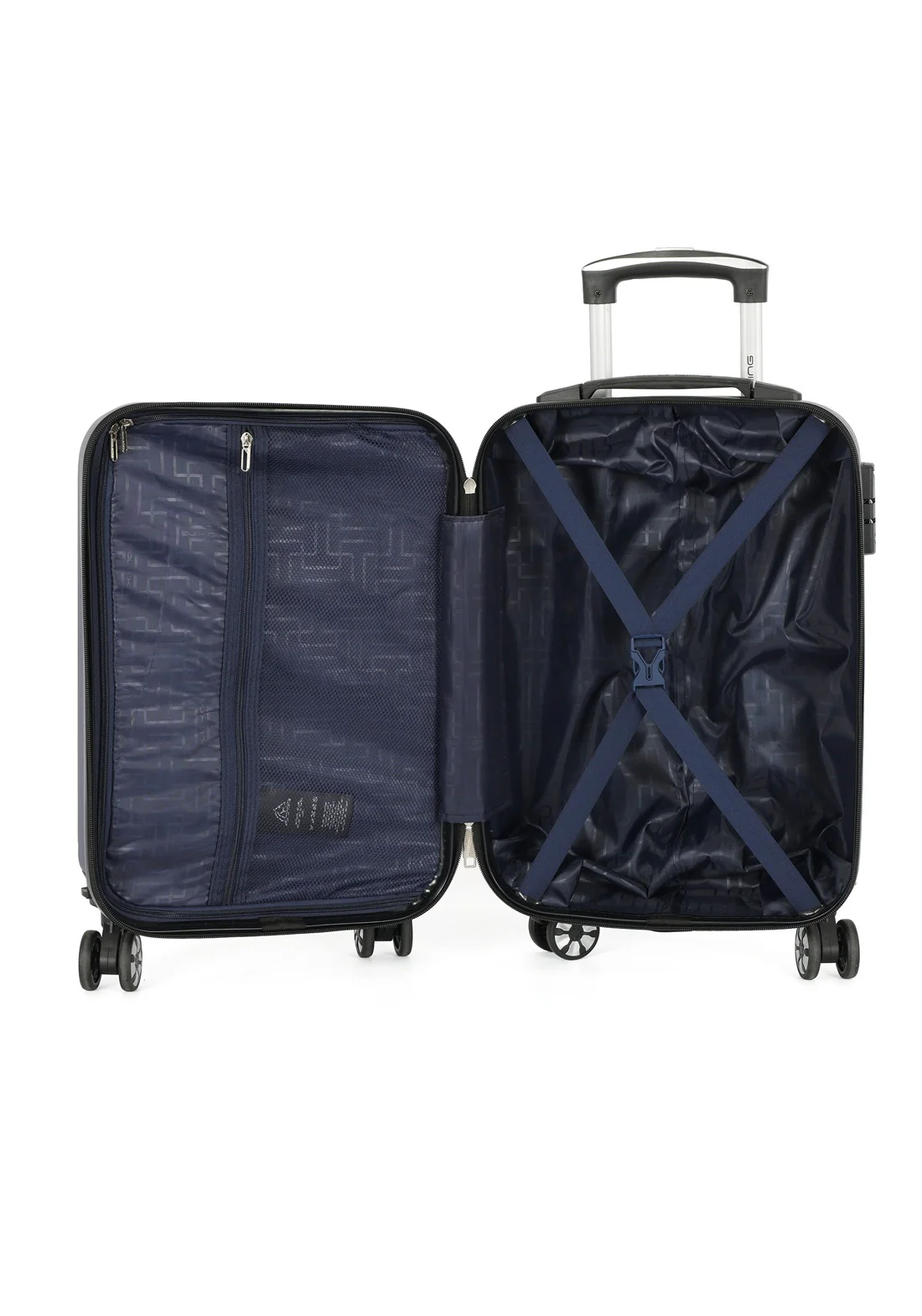 Mala de Viagem de Bordo Bristol 20" - AZUL - Polo King - Luxcel - Imagem 14