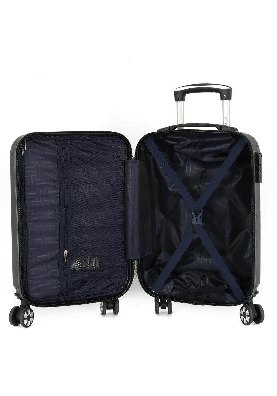 Mala de Viagem de Bordo Bristol 20" - Prata - Polo King - Luxcel - Imagem 2